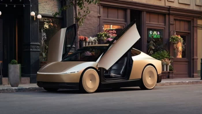 Musk unveils ‘Cybercab’ but no word on budget Tesla