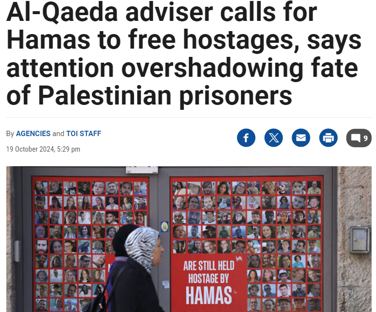 Al-Qaeda Asks Hamas To Release Israeli Hostages?