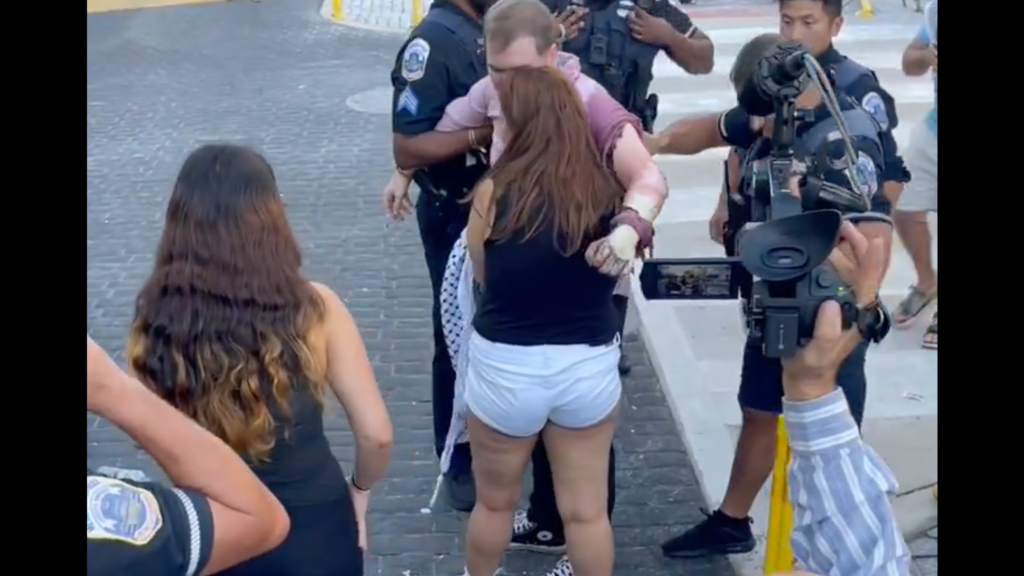 Anti-Israel Protestor Sets Himself on Fire Outside White House | The Gateway Pundit