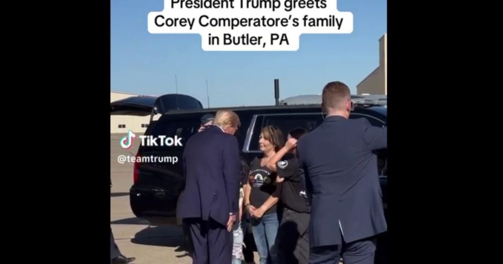 VIDEO: President Trump Greets Shooting Victim Corey Comperatore’s Family at Butler, PA Rally | The Gateway Pundit