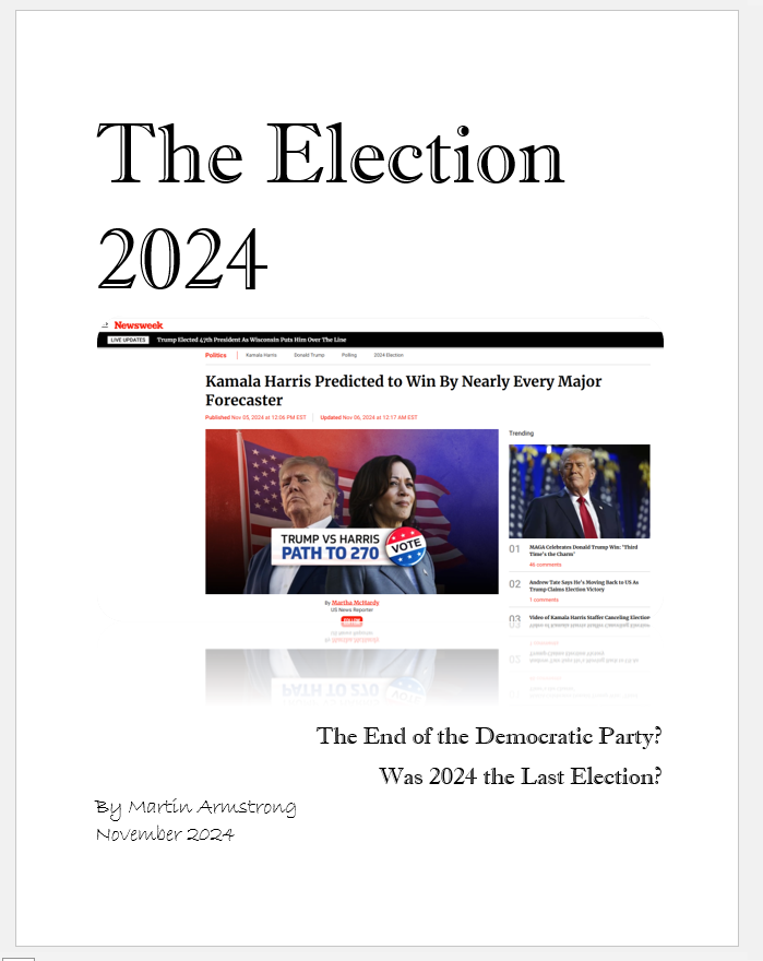 The Election 2024 – Will There Be One In 2028?