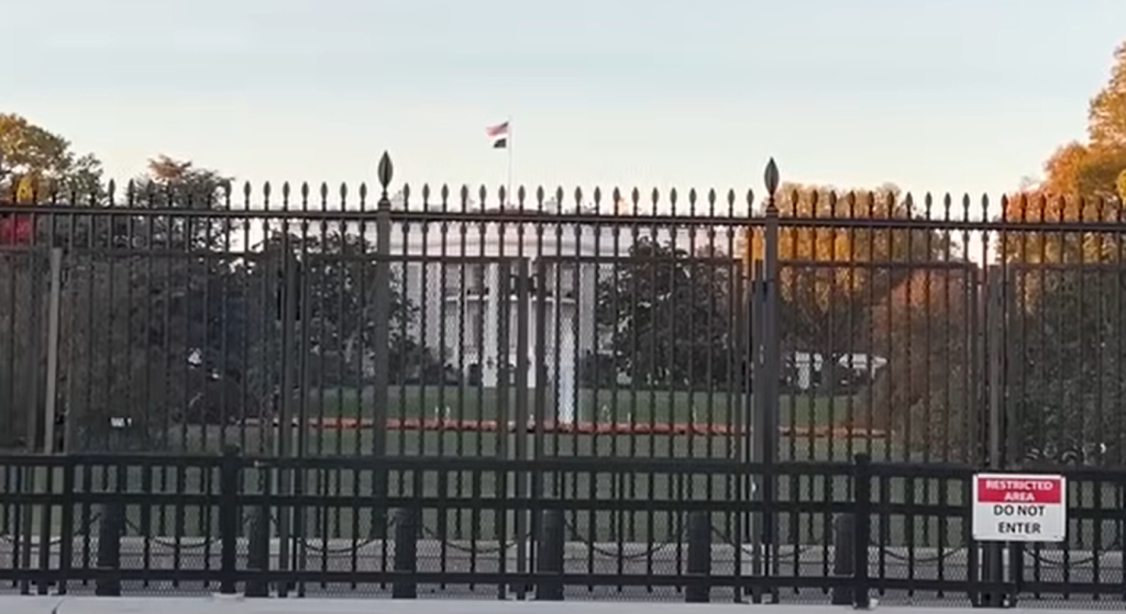 Walls Work Now? Fencing Goes Up Around White House In Anticipation Of Election Day Violence