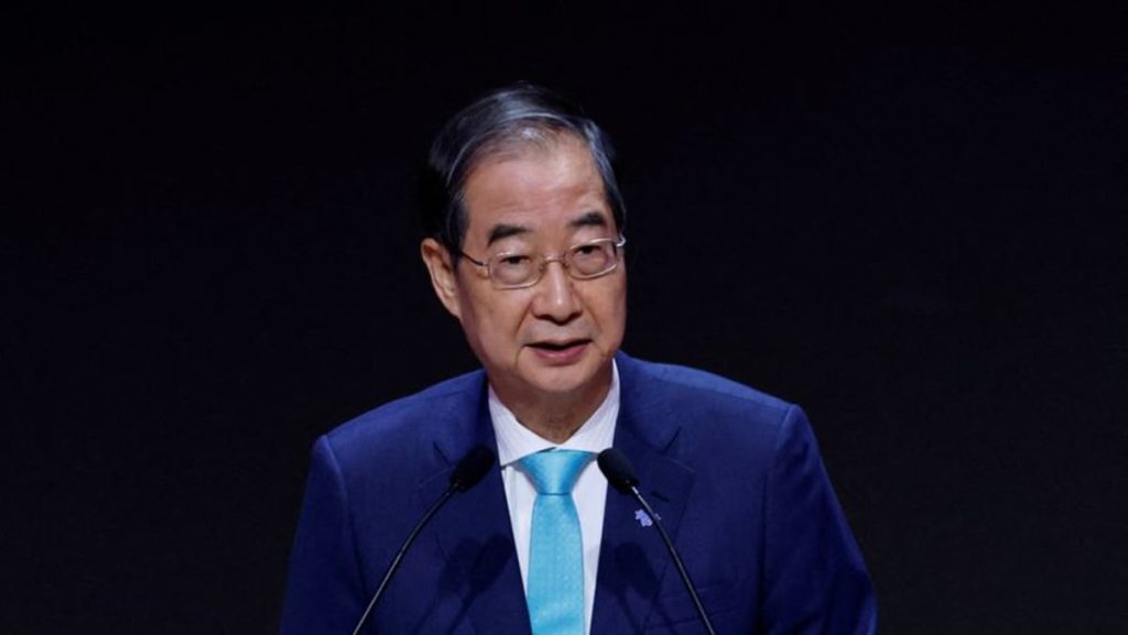 South Korean opposition plans to impeach acting president Han, floor leader says