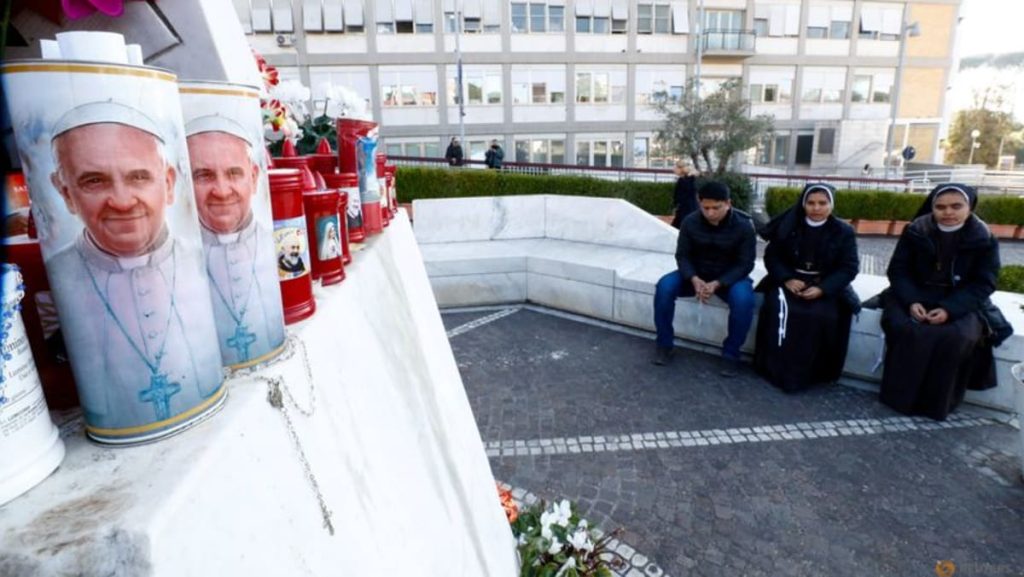 Pope Francis, in critical condition, had quiet night: Vatican