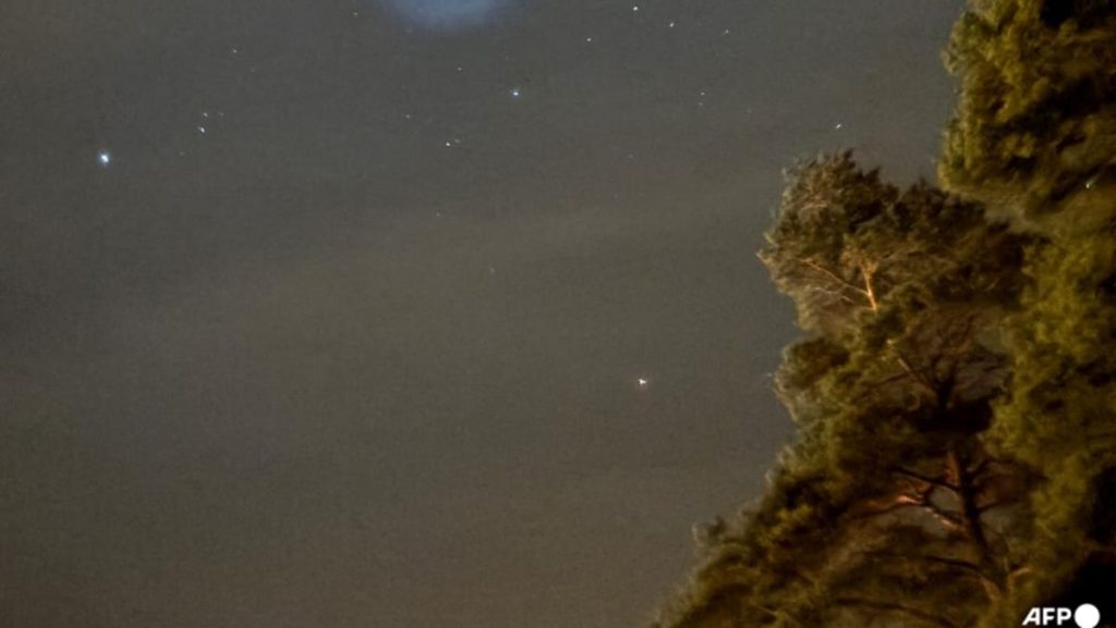 SpaceX rocket fuel makes stunning swirl in European sky