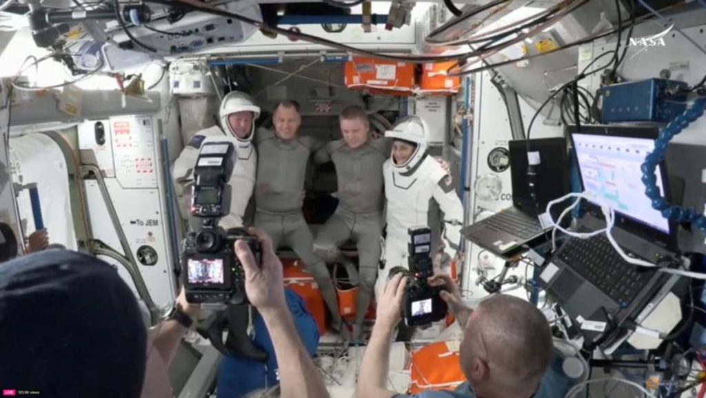 Astronauts finally head home after unexpected nine-month ISS stay