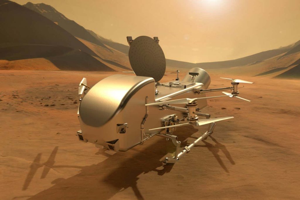 Rolling boulders on Titan could threaten NASA’s Dragonfly mission
