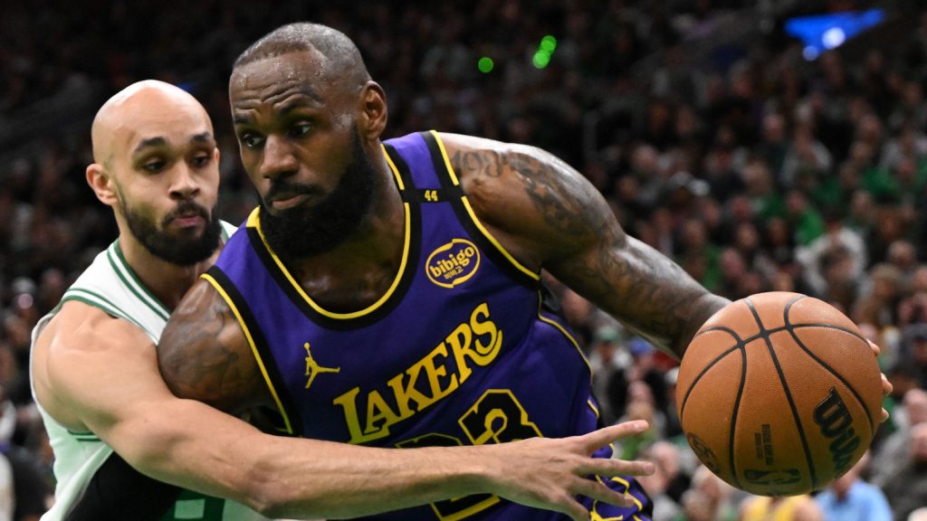LeBron James suffers concerning injury during loss to Celtics