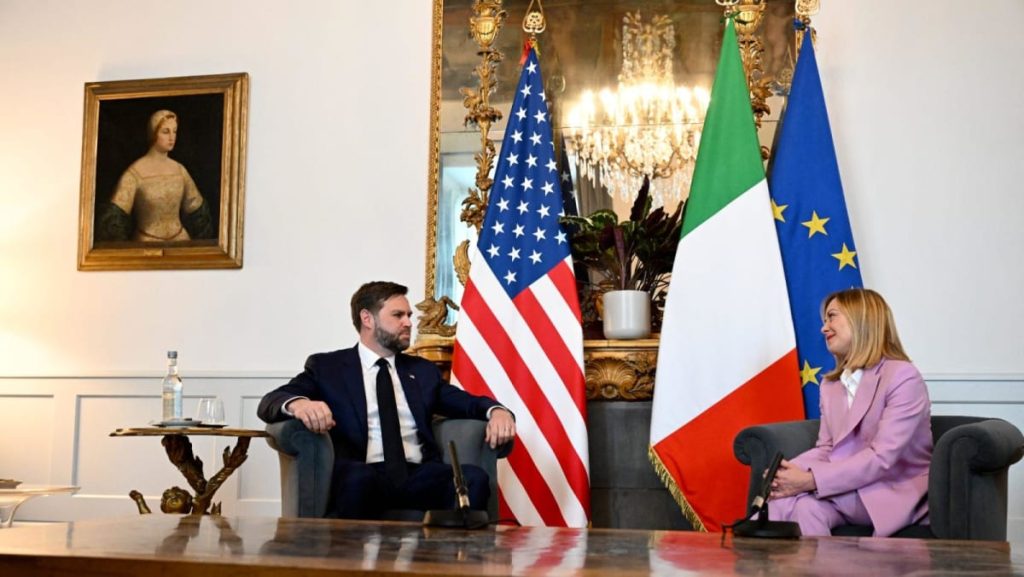 JD Vance meets Meloni in Rome before Easter at the Vatican