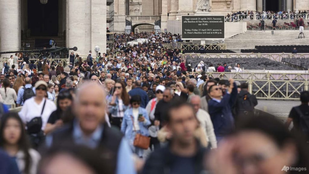 Huge crowds pack Vatican ahead of Pope’s funeral