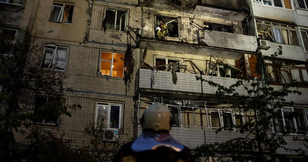 Kyiv comes under large-scale Russian drone and missile attack