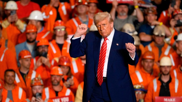Donald Trump says he will double steel and aluminium tariffs to 50%