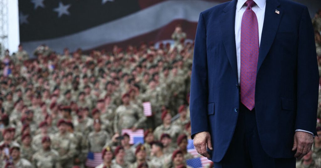 Opinion | Trump Wants the Military to Be More Like Trump