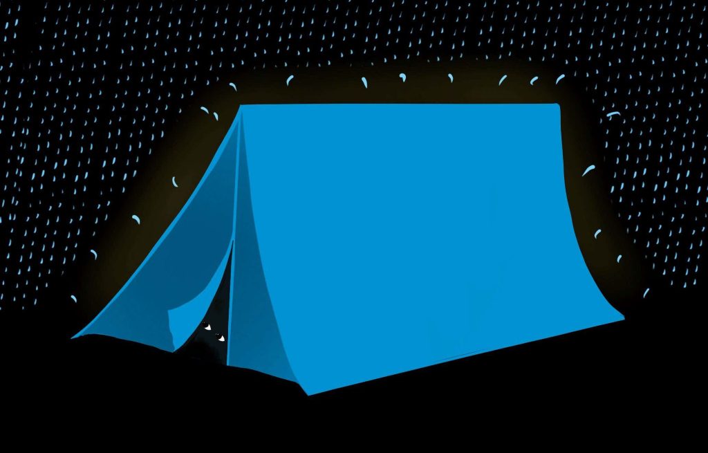 Does this new tent repel both water and the laws of physics?