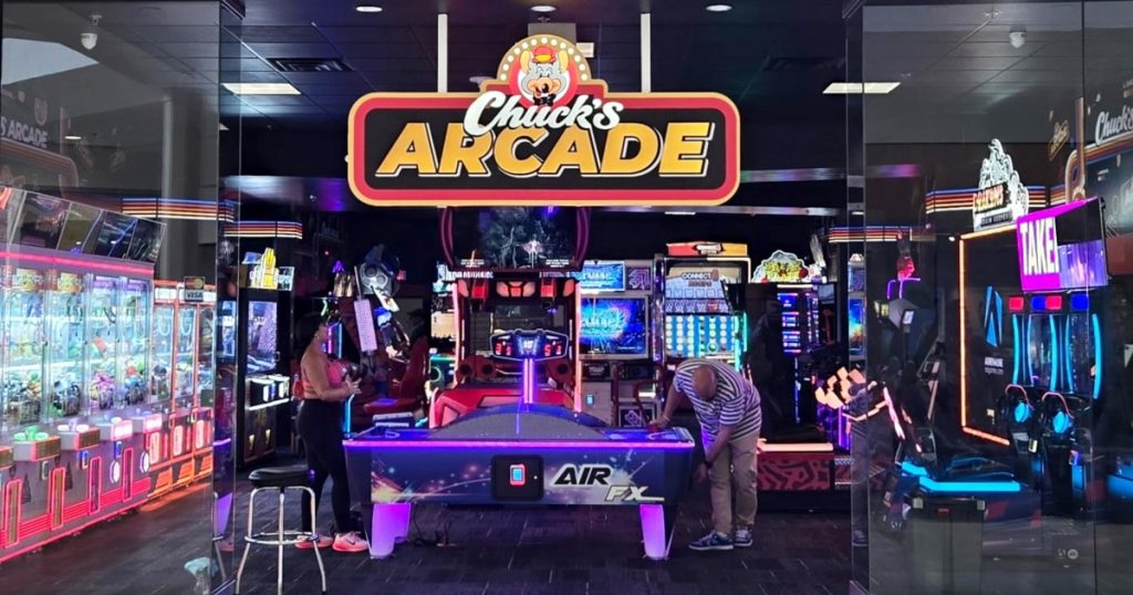 Chuck E. Cheese has launched a new arcade, and it’s for adults