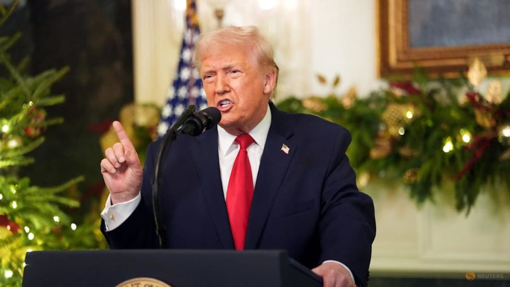 In White House speech, Trump highlights victories amid sinking approval ratings