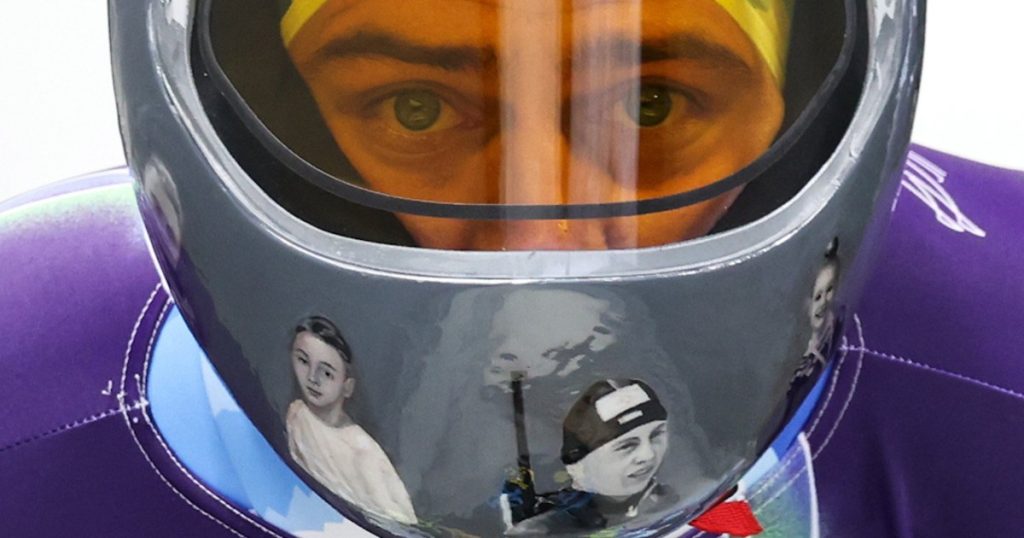 Ukrainian Olympian disqualified over war tribute helmet