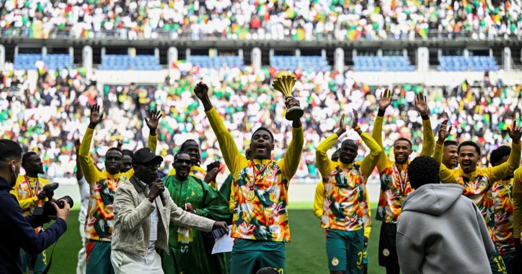 Senegal parade AFCON trophy, despite title being awarded to Morocco | Football News