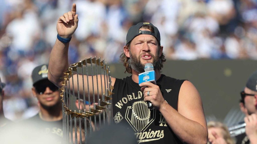Dodgers hire franchise legend Clayton Kershaw