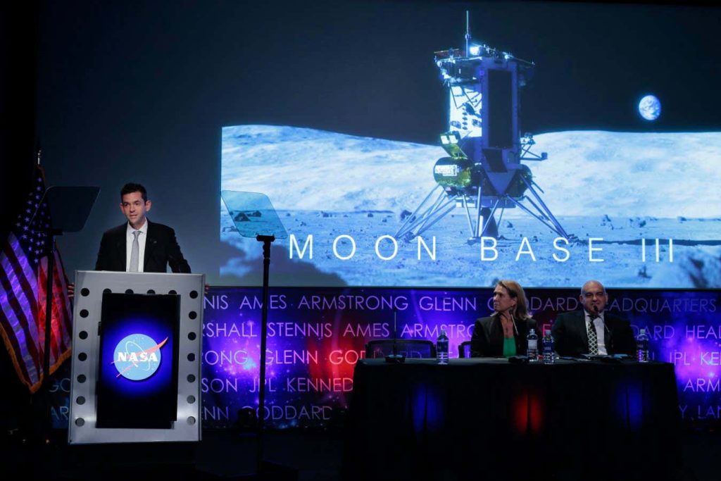 NASA plans a base on the moon spanning hundreds of square kilometres