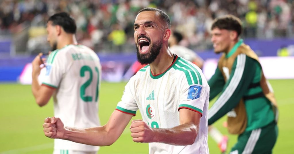Gol agónico de Amine Gouiri le da la vuelta al marcador y desata la locura en Argelia ante Jordania
