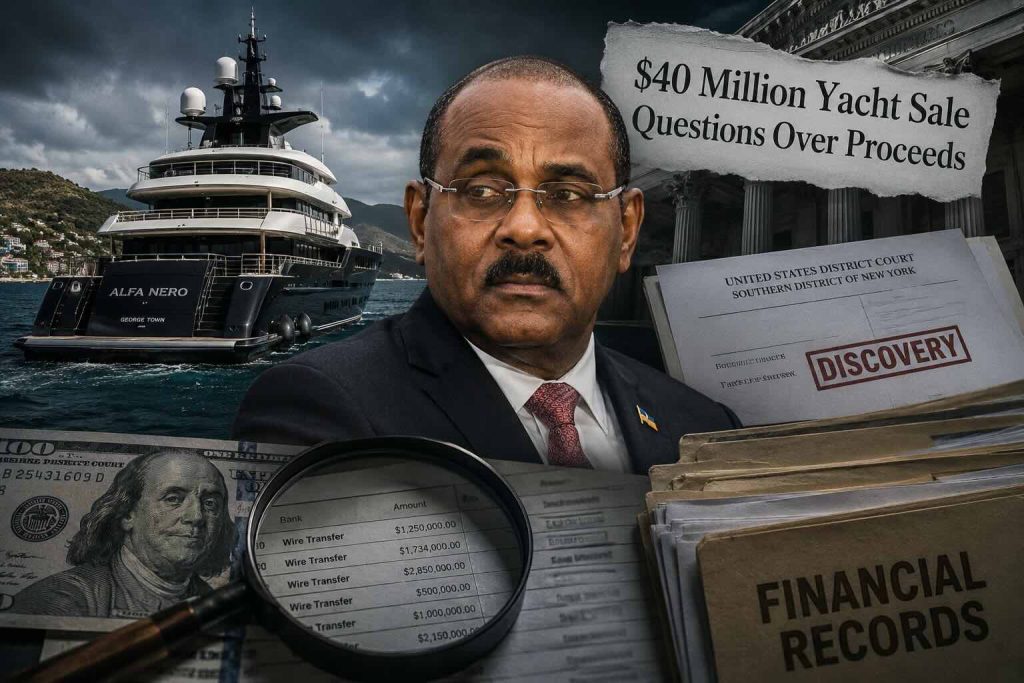 Antiguan Prime Minister’s Defamation Lawsuit Against U.S. Law Firm Backfires - Exposing His Finances to Judicial Scrutiny in Super-yacht Sale