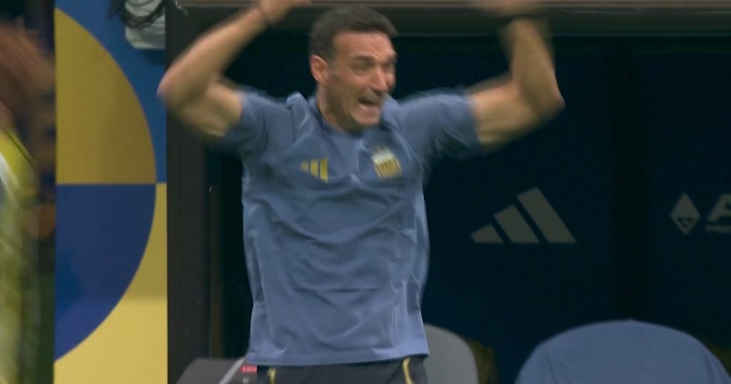 logró que Scaloni festejara un gol por primera vez en el Mundial