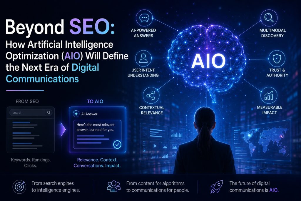 Beyond SEO: How Artificial Intelligence Optimization (AIO) Will Define the Next Era of Digital Communications