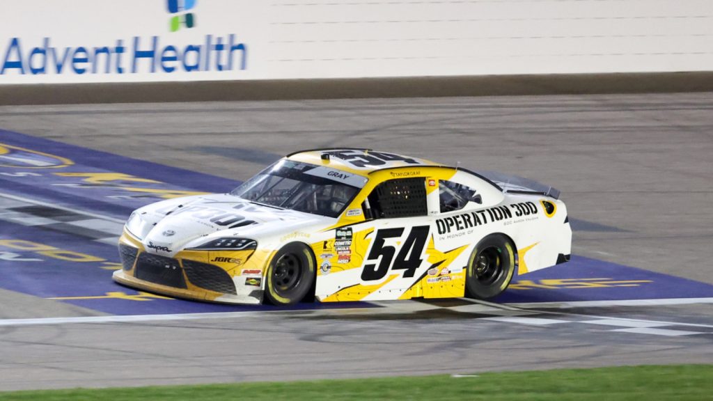 Taylor Gray wants no tapered spacers at Atlanta, NASCAR’s newest superspeedway