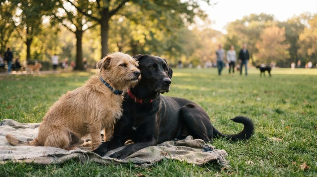 Two Rescue Dogs’ Love Story Unfolds Like a Rom-Com