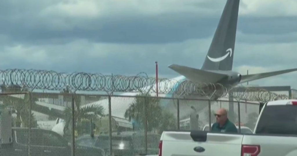 Five dead, five injured after Amazon cargo plane overruns runway at Miami airport