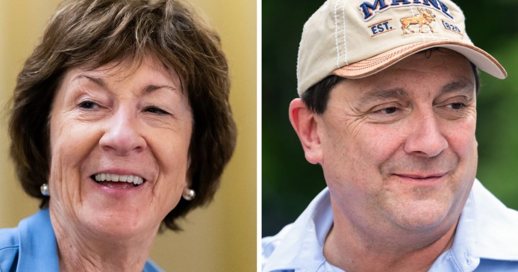 Susan Collins and Troy Jackson clash over Trump and seniority in Maine’s first Senate debate